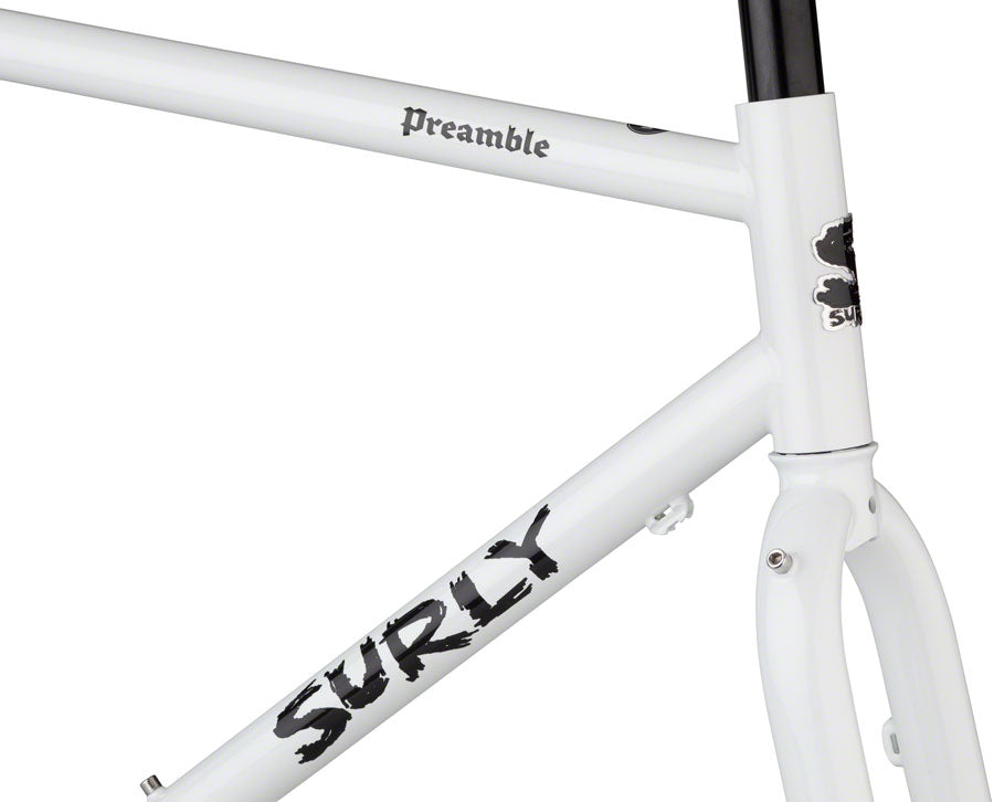 Surly Preamble Frameset - 650b Thorfrost White X-Small