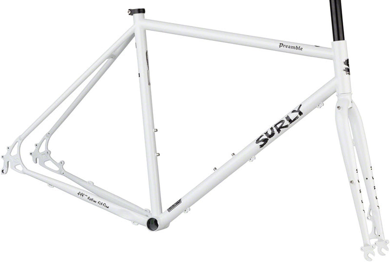 Surly Preamble Frameset - 650b Thorfrost White X-Small