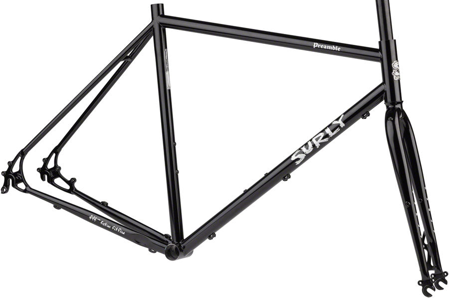 Surly Preamble Frameset - 650b Black X-Small