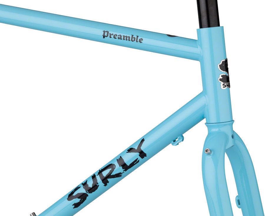 Surly Preamble Frameset - 700c Skyrim Blue Large