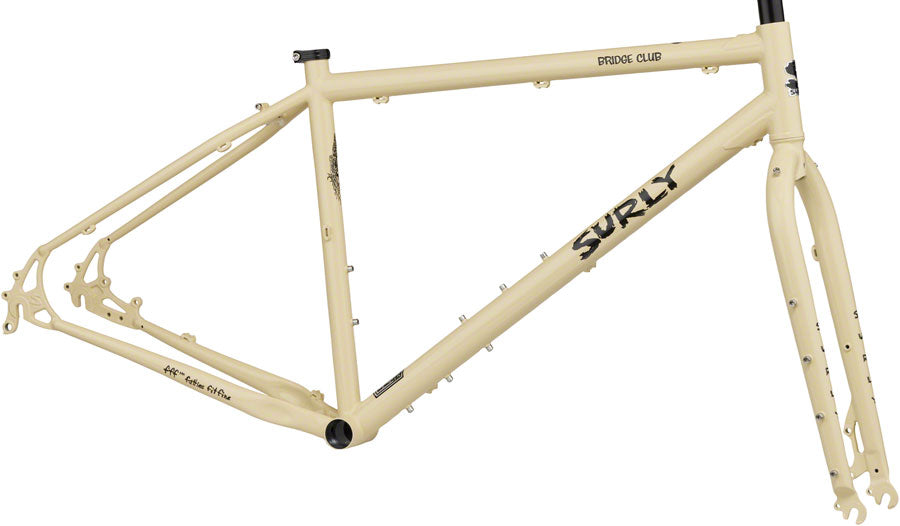 Surly Bridge Club Frameset - 27.5"/700c Steel Whipped Butter X-Small