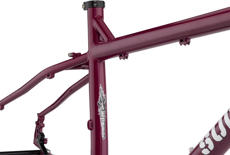 Surly Ogre Frameset - 29" Steel Fermented Plum Small