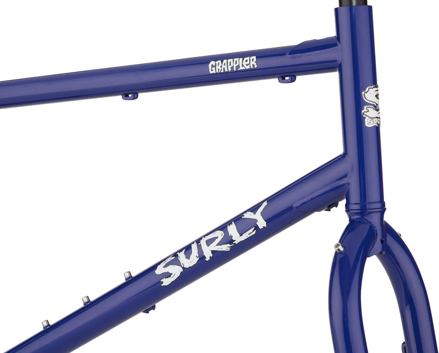 Surly  Grappler Frameset - 27.5 Steel Subterranean Homesick Blue Medium