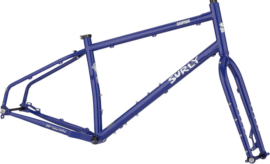 Surly  Grappler Frameset - 27.5 Steel Subterranean Homesick Blue Medium