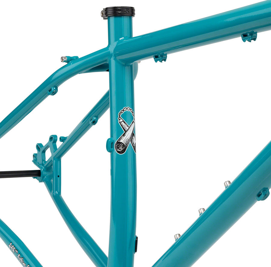 Surly Karate Monkey Frameset - 27.5" Steel Lost at Sea Blue Blue X-Small