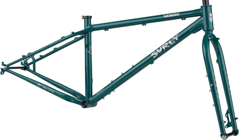 Surly Wednesday Fat Bike Frameset - 26" Steel OG Algae Medium