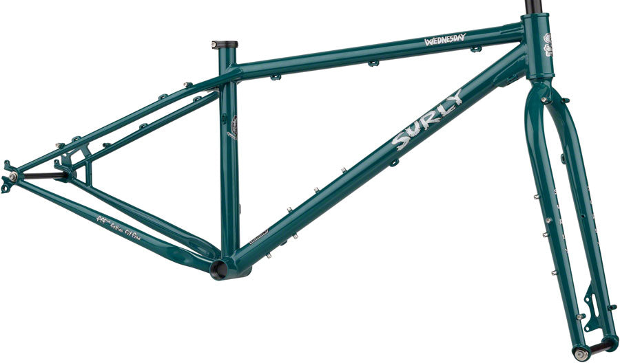 Surly Wednesday Fat Bike Frameset - 26" Steel OG Algae X-Small