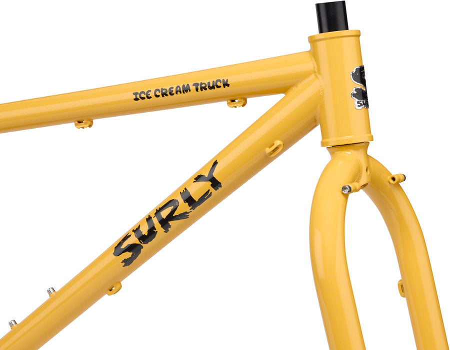 Surly Ice Cream Truck Fat Bike Frameset - 26" Steel Warm Cheese Medium