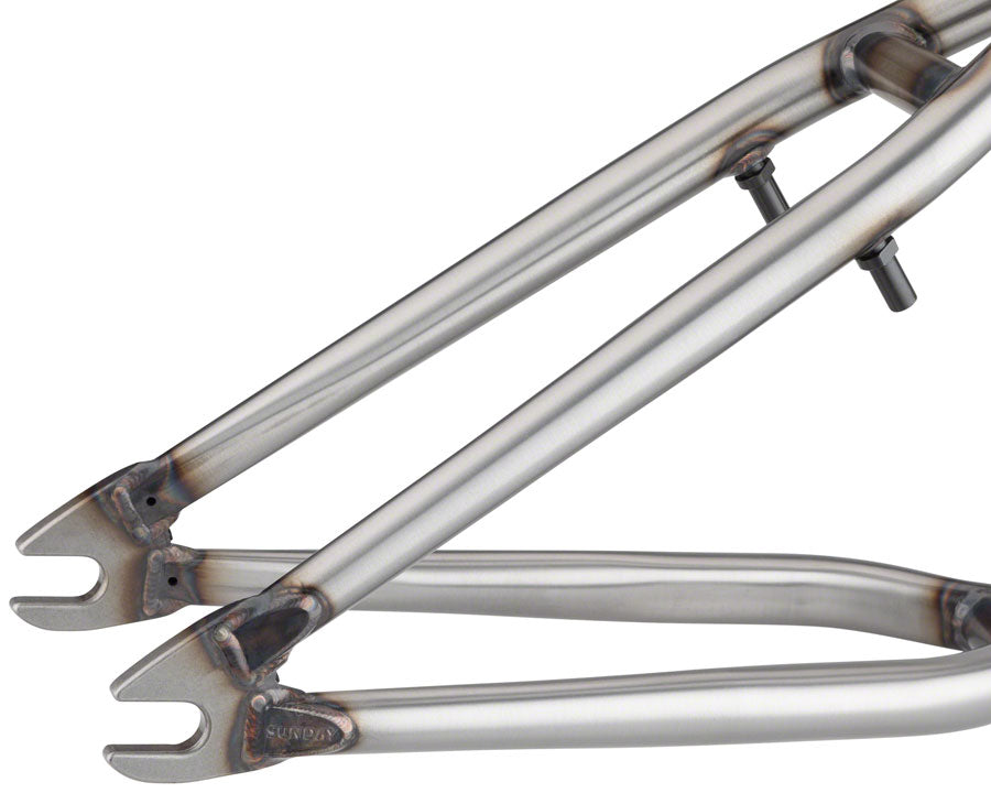 Sunday Discovery BMX Frame - 21" TT Matte Raw