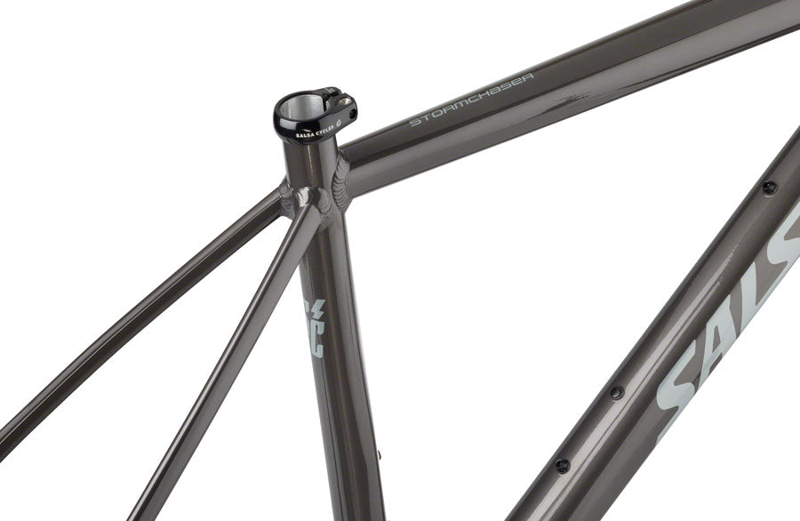 Salsa Stormchaser Frameset - 700c Aluminum Metallic Black 49cm