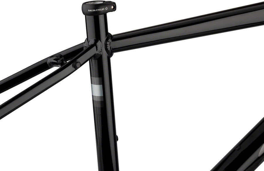 Salsa Journeyer Drop Bar Frameset - 700c/650b Aluminum Black 49cm