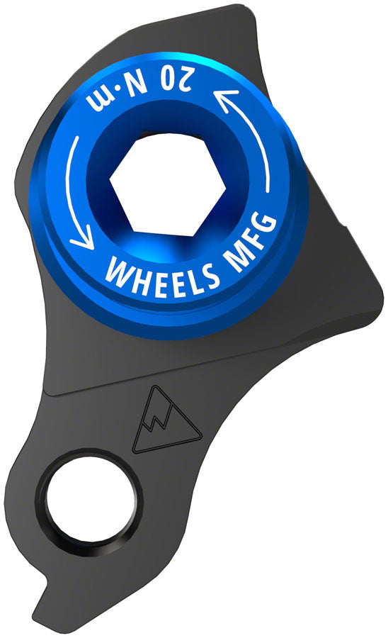 Wheels Manufacturing Universal Derailleur Hanger - 404-5 For Frames designed to accept SRAM UDH BLK/Teal