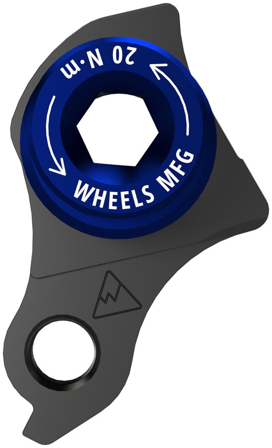 Wheels Manufacturing Universal Derailleur Hanger - 404-6 For Frames designed to accept SRAM UDH BLK/Blue