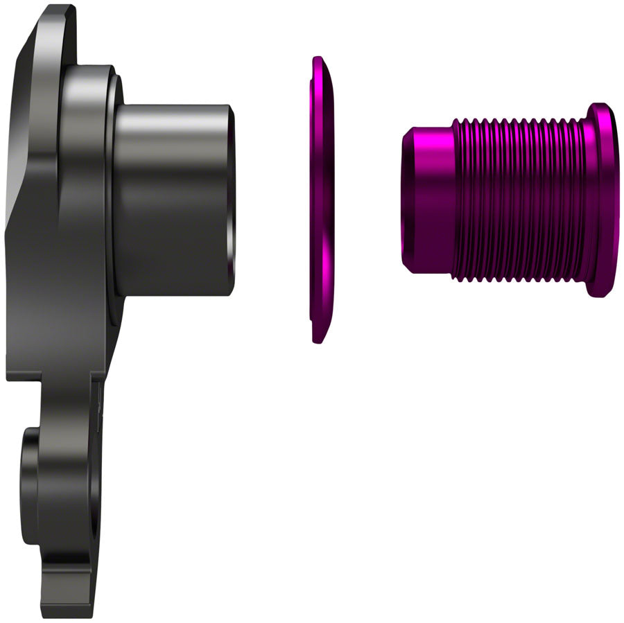 Wheels Manufacturing Universal Derailleur Hanger - 487-7 For Trek ABP MTB Frames designed to accept SRAM UDH BLK/Purple