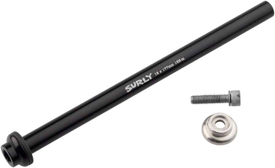 Surly Rear Thru-Axle - 12x177 mm Chromoly Black