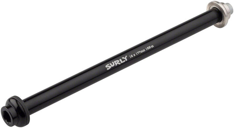 Surly Rear Thru-Axle - 12x177 mm Chromoly Black