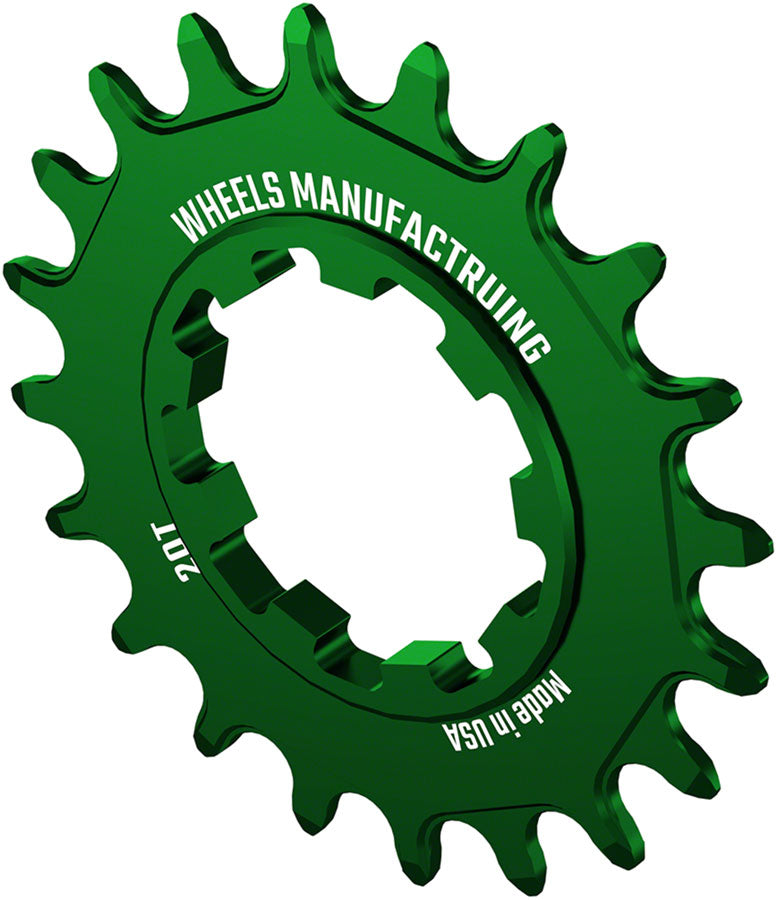 Wheels Manufacturing SOLO-XD Cog - 20t Green