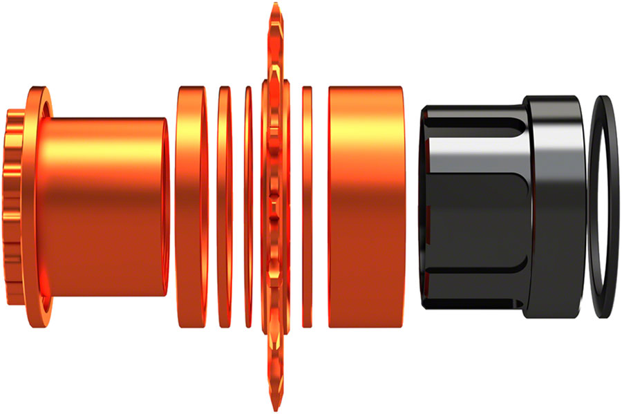 Wheels Manufacturing SOLO-XD XD/XDR Single Speed Conversion Kit - 18t For SRAM XD/XDR Freehub Orange