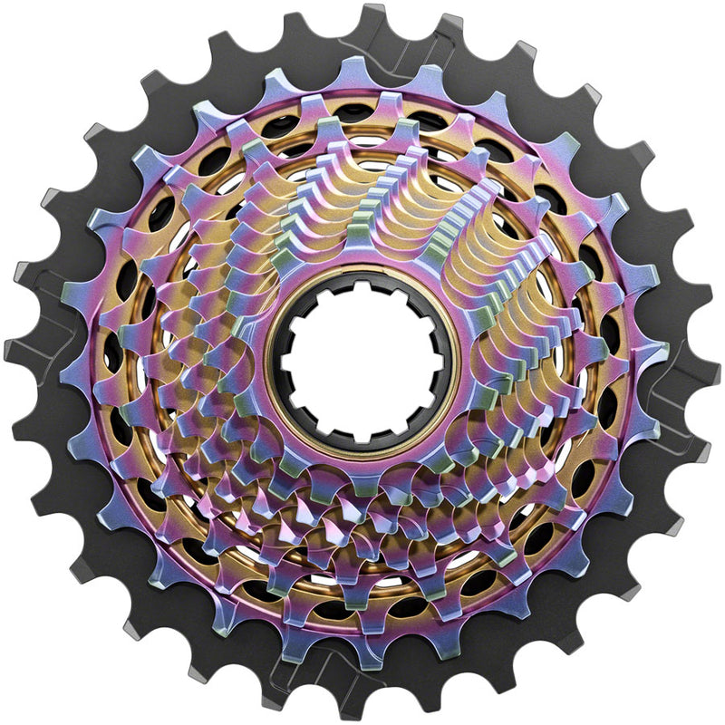 SRAM RED XG-1290 Cassette - 12-Speed, 10-28t, For XDR Driver Body, Rainbow, E1