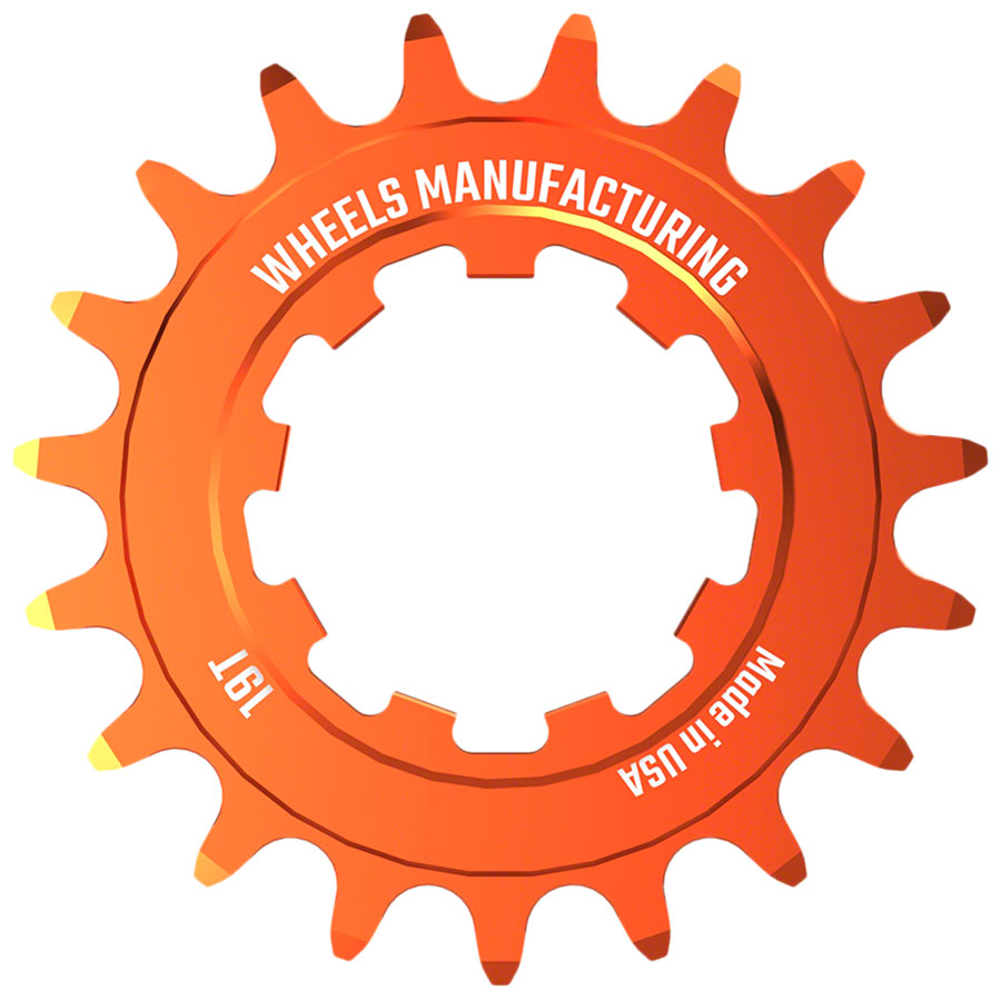 Wheels Manufacturing SOLO-XD Cog - 19t Orange