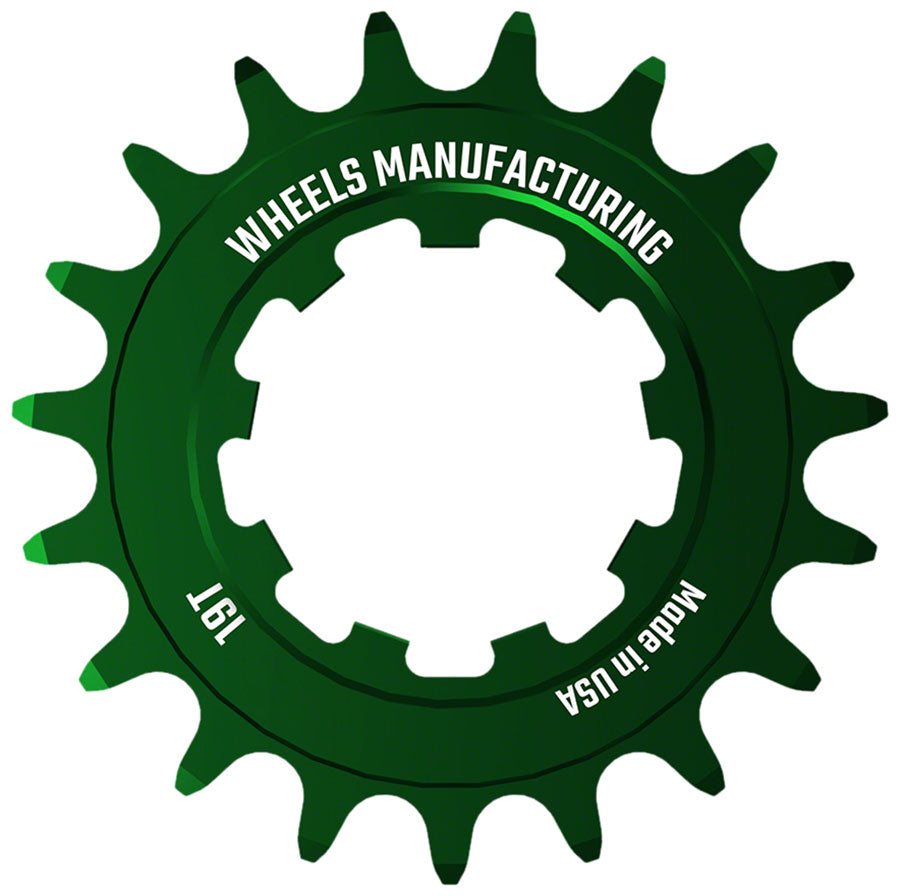 Wheels Manufacturing SOLO-XD Cog - 19t Green