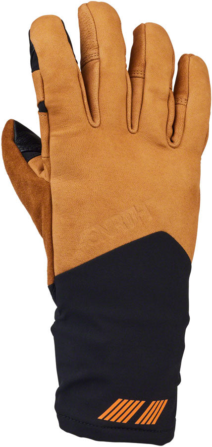 45NRTH 2024 Sturmfist 5 LTR Leather Gloves - Tan/Black Full Finger Medium