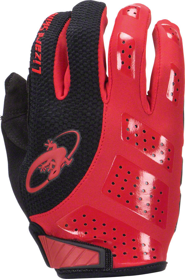 Lizard Skins Monitor SL Gel Gloves - Red/Black Full Finger X-Small