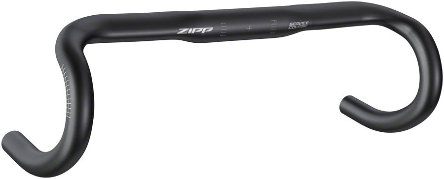 Zipp Service Course 70 Ergo Drop Handlebar - Aluminum 31.8mm 38cm Bead Blast BLK B2