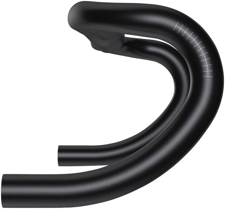 Zipp Service Course 80 Ergo Drop Handlebar - Aluminum 31.8mm 38cm Bead Blast BLK A2