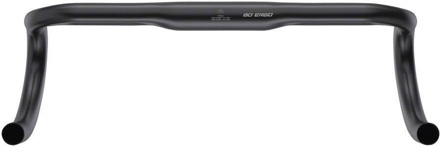 Zipp Service Course 80 Ergo Drop Handlebar - Aluminum 31.8mm 38cm Bead Blast BLK A2