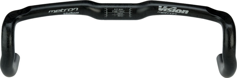 Vision Metron 4D Drop Handlebar - Carbon 31.8mm 42cm Black