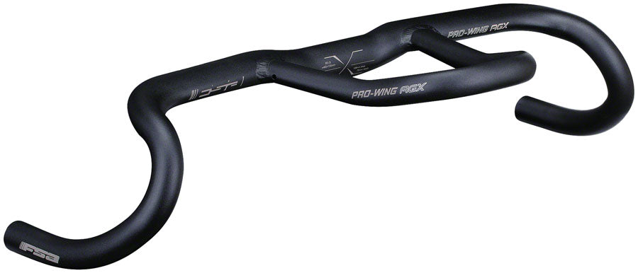 Full Speed Ahead Pro-Wing AGX Drop Handlebar - Aluminum 31.8mm 42cm Black