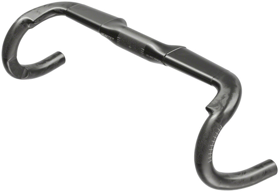 Zipp SL-80 Race Drop Handlebar - Carbon 31.8mm 38cm Natural Carbon w/ Matte Logos A1