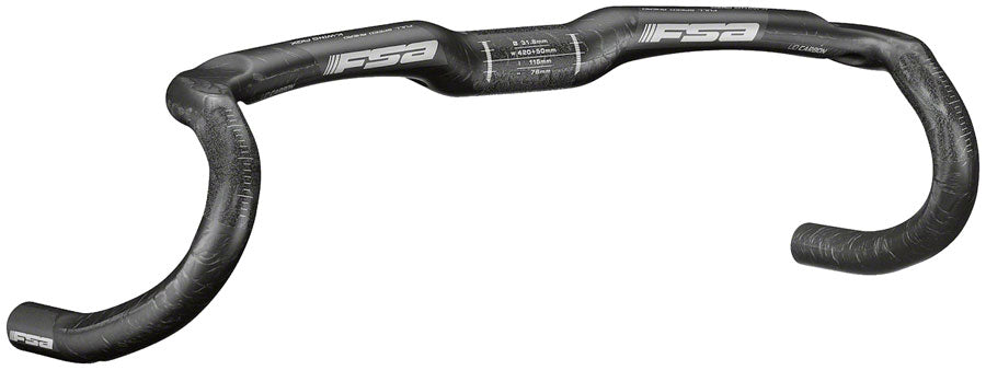 Full Speed Ahead K-Wing AGX Drop Handlebar - Carbon 31.8mm 48cm Carbon