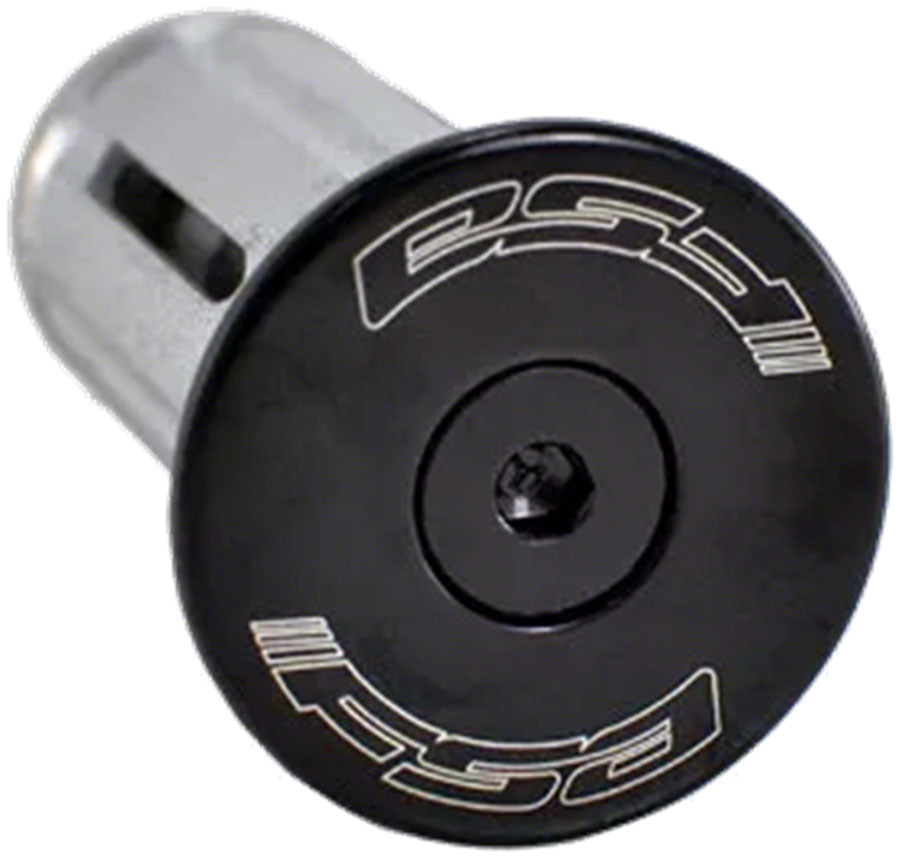 Full Speed Ahead TH-881-1 Compressor Expander Plug Top Cap - 1-1/8" Aluminum Top Cap For Carbon Steerer Tubes BLK