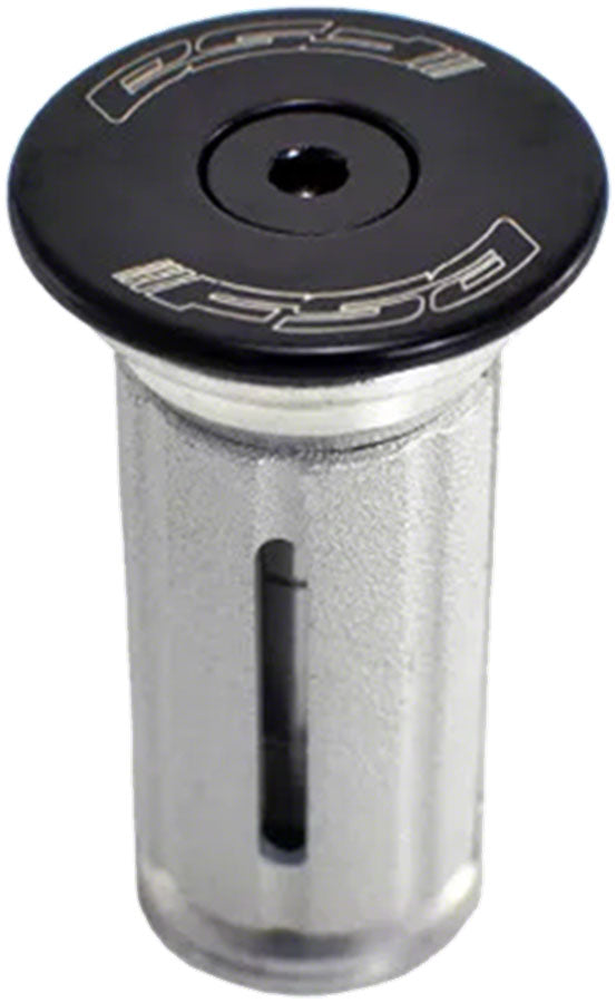 Full Speed Ahead TH-881-1 Compressor Expander Plug Top Cap - 1-1/8" Aluminum Top Cap For Carbon Steerer Tubes BLK