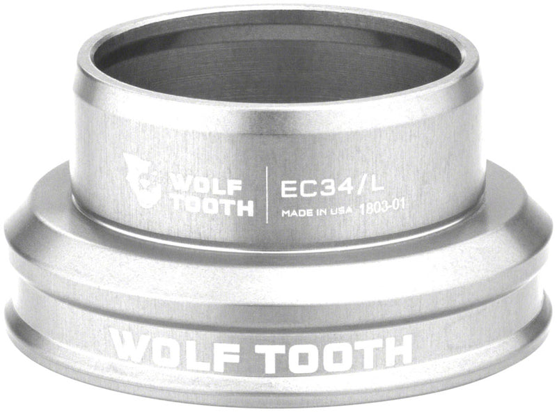 Wolf Tooth Premium Headset - EC34/30 Lower Raw Silver