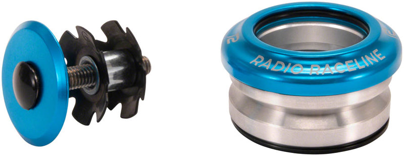 Radio Raceline Headset - Integrated 1" Cyan