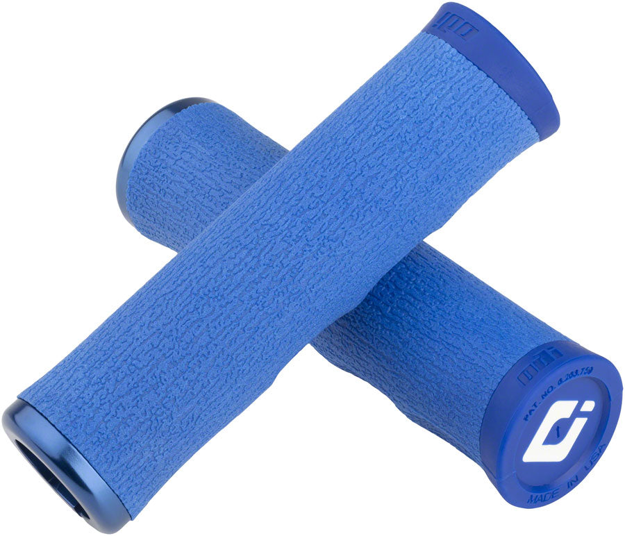 ODI Dread Lock Grips - Blue, Lock-On - Open Box, New