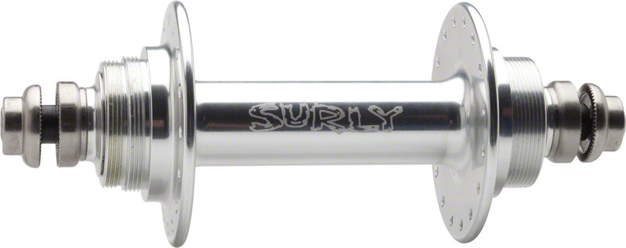 Surly Ultra New Rear Hub - Threaded x 120mm Rim Brake Fixed/Free Silver 32H