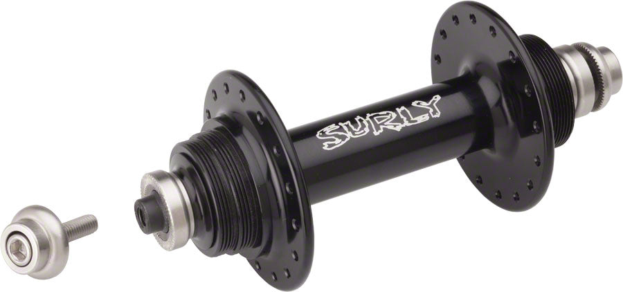 Surly Ultra New Rear Hub - Threaded x 120mm Rim Brake Fixed/Free Black 32H