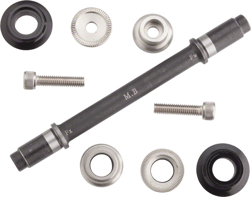 Surly Ultra New Hub Axle Kit - 130mm Rear Black