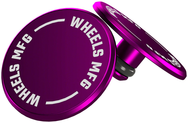 Wheels Manufacturing Wheels Manufacturing Standard Thru Axle Cap Set - Purple