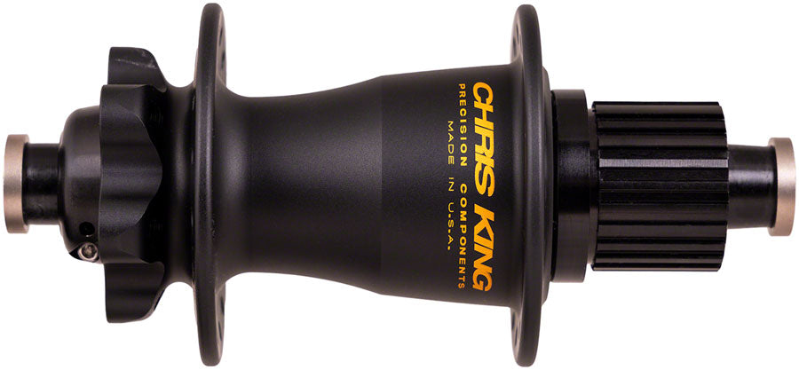 Chris King Boost Rear Hub - 12 x 148mm 6-Bolt Black/Gold 32H MicroSpline