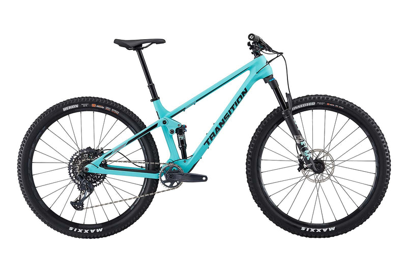 Transition Spur 29" Carbon Complete Bike - GX Build, Aqua