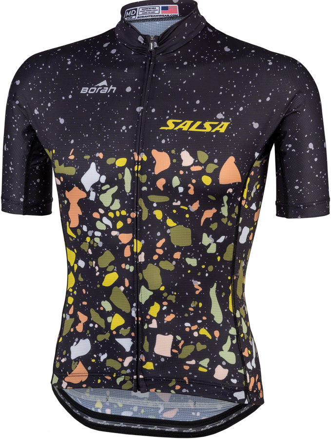 Salsa Mens Terrazzo Aero Jersey - Small Black