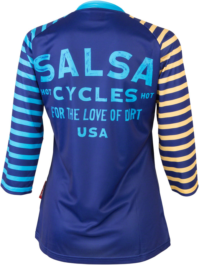Salsa Devour Womens Short Sleeve Jersey: Blue SM