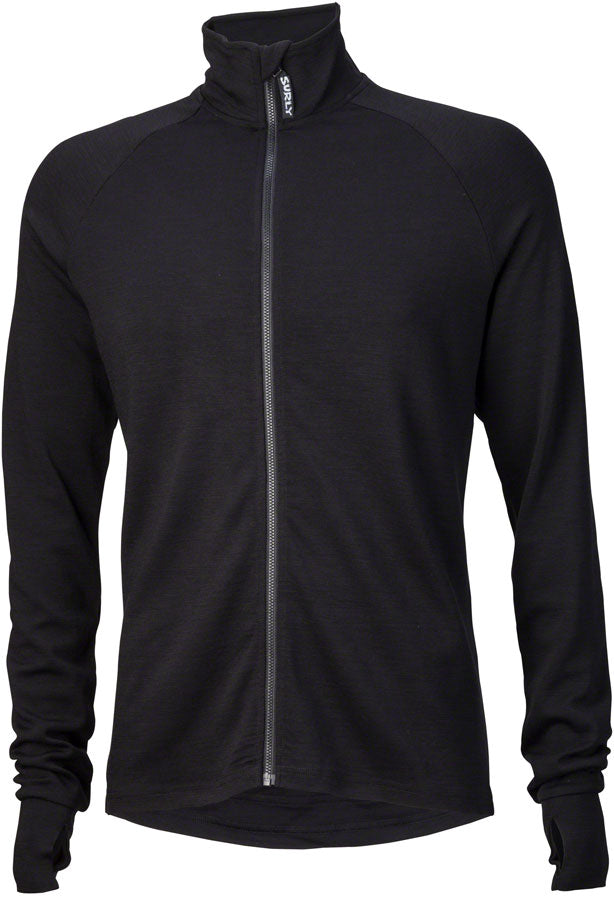 Surly Merino Wool Jersey - Black Long Sleeve Mens 2X-Large