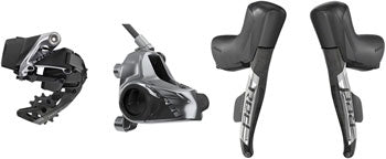 SRAM RED eTap AXS Electronic Road Groupset - 1x, 12-Speed, HRD Brake/Shift Levers, Flat Mount Disc Calipers, Rear Derailleur, Center Lock - Open Box, New