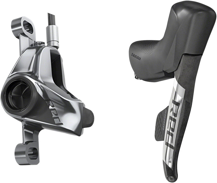 SRAM RED eTap AXS HRD Shift/Brake Lever and Hydraulic Disc Caliper - Right/Rear, Post Mount, 1800mm Hose, Black/Silver, D1 - Open Box, New